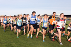 Senior mens North Eastern Cross Country, Redcar. Photo:  David T. Hewitson/Sports for All Pics